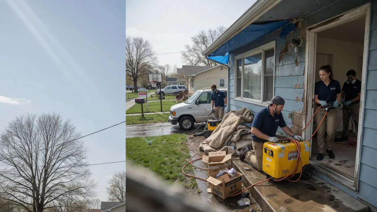 Basement Flood Cleanup in Almont, MI near me